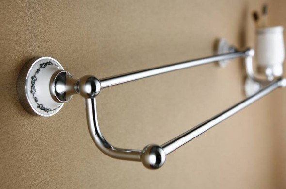 Wieszak na ręczniki podwójny NIK-57022