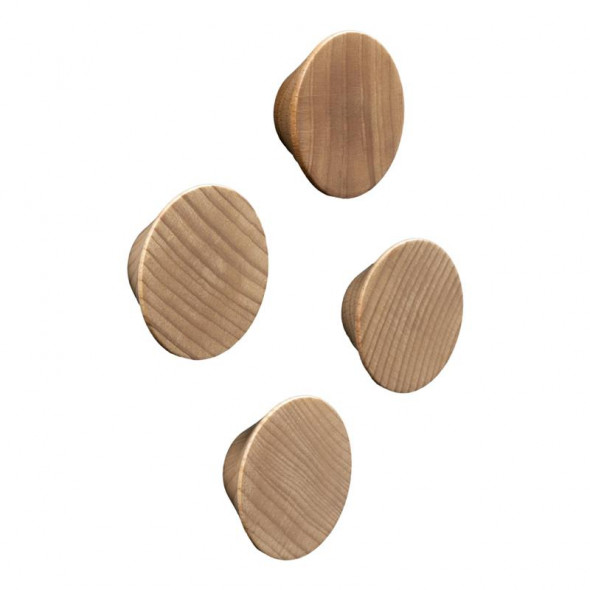 Wieszaki/ gałki Vasto bukowe 4szt.