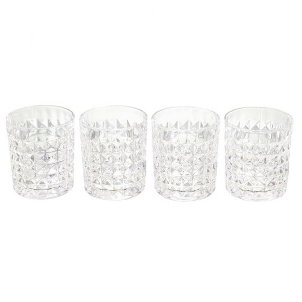 Zestaw 4 szklanek do Whisky Topacio
