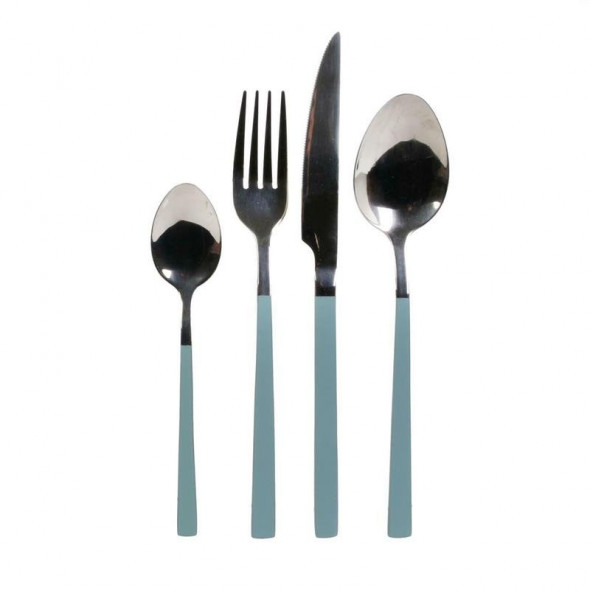 Zestaw sztućców Topaz 16szt blue