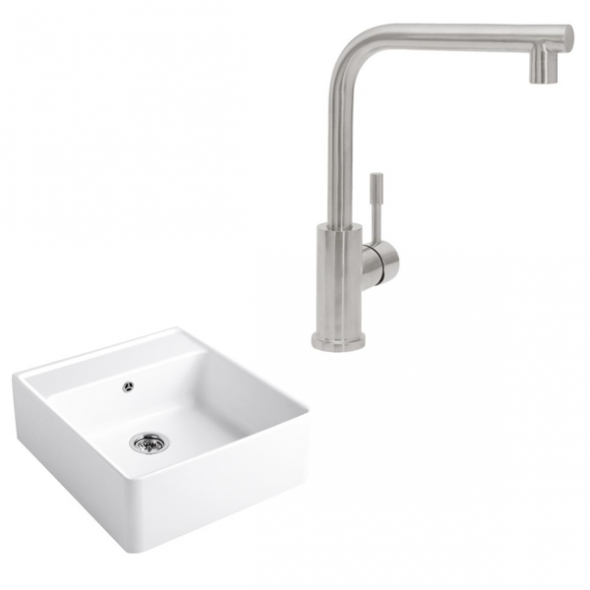 Zestaw Villeroy & Boch Sink Unit + Villeroy & Boch Modern Steel