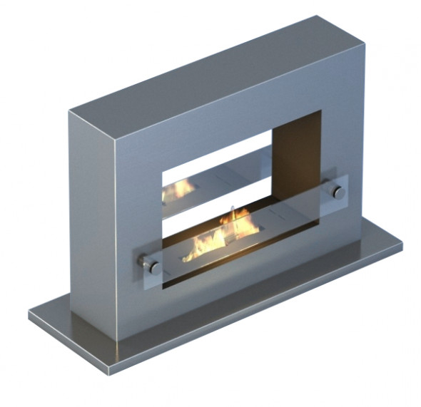 Biokominek wolnostojący MCJ TORINO M z podstawą i szybą na stałe --- OFICJALNY SKLEP MCJ