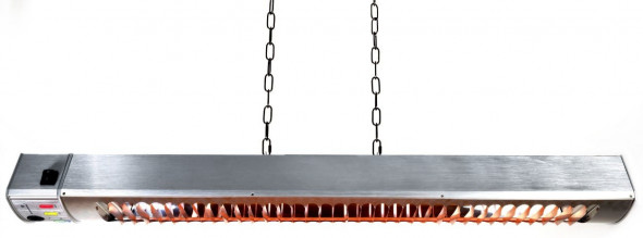 Elektryczny ogrzewacz wiszący poziomy Uranus srebrny Warmwatcher --- OFICJALNY SKLEP Warmwatcher