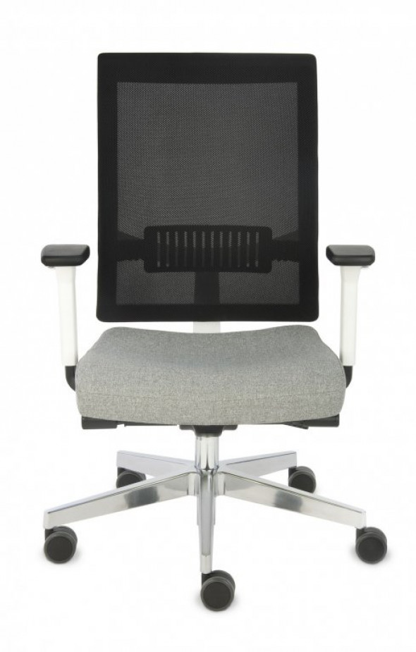 Fotel biurowy Grospol Level WS CHROM tkanina Medley - 12 kolorów --- OFICJALNY SKLEP Grospol