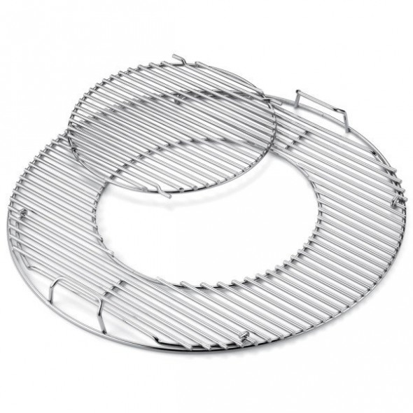 Gourmet BBQ System - ruszt GBS ze stali nierdzewnej z wymiennym wkładem do grilli węglowych 57 cm Weber (8843) --- CERTYFIKOWANY PARTNER Weber WORLD