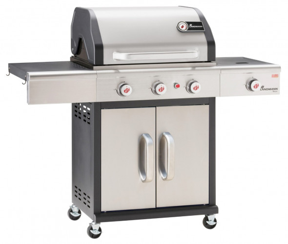 Grill gazowy Landmann Triton maxX PTS 3.1 INOX z palnikiem na podczerwień (12947) --- OFICJALNY SKLEP Landmann