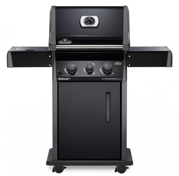 Grill gazowy Napoleon Rogue 365 z palnikiem bocznym, black --- OFICJALNY SKLEP Napoleon