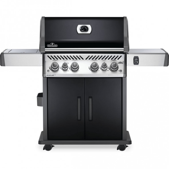 Grill gazowy Napoleon Rogue SE 525 z palnikiem bocznym, black --- OFICJALNY SKLEP Napoleon