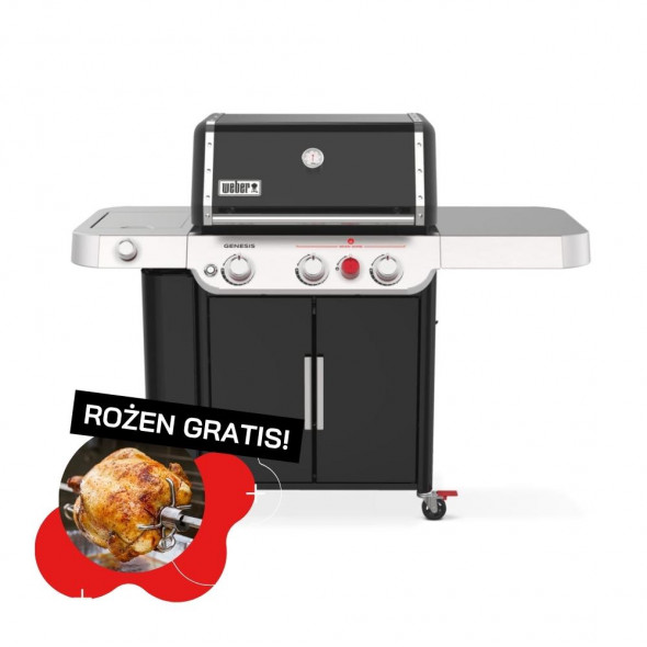 Grill gazowy Weber Genesis E-335 Black (35410033) ⭐️ GRATIS! Rożen do grilla --- CERTYFIKOWANY PARTNER Weber WORLD