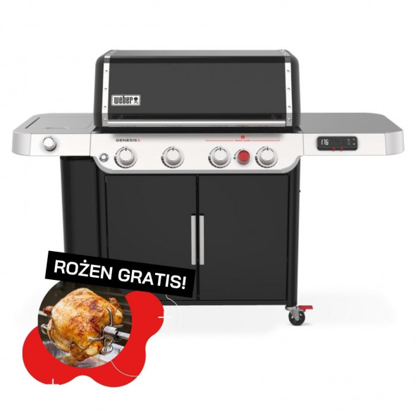Grill gazowy Weber Genesis EX-435 Black (36610033) ⭐️ GRATIS! Rożen do grilla --- CERTYFIKOWANY PARTNER Weber WORLD