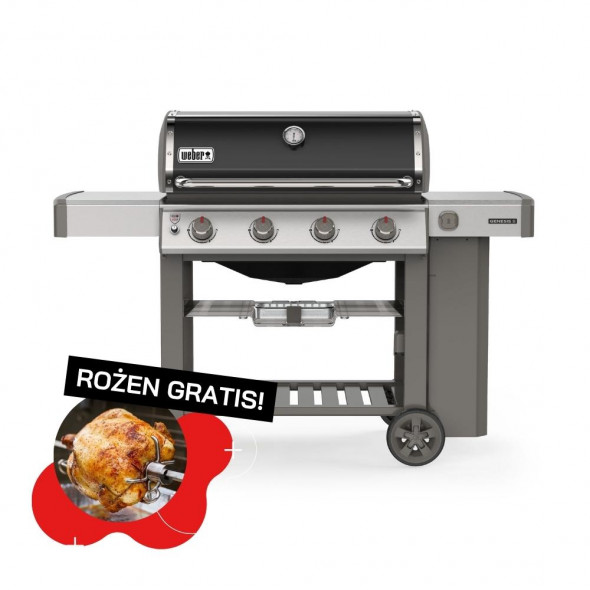 Grill gazowy Weber Genesis II E-410 GBS (62011133) ⭐️ GRATIS! Rożen do grilla --- CERTYFIKOWANY PARTNER Weber WORLD