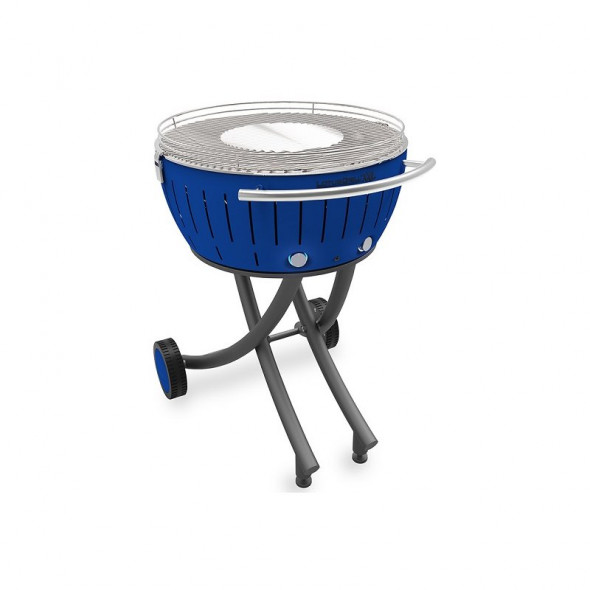 Grill węglowy LotusGrill XXL ze stojakiem, niebieski --- OFICJALNY SKLEP LotusGrill