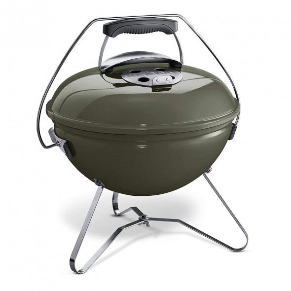 Grill węglowy przenośny Weber Smokey Joe Premium 37 cm szary metaliczny (1126704) --- CERTYFIKOWANY PARTNER Weber WORLD