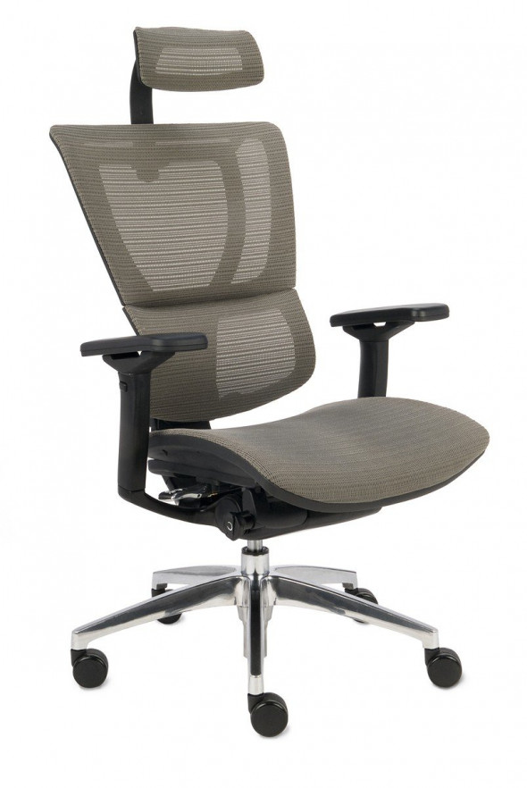 Grospol Fotel biurowy Ioo BS czarny / szary (KMD30) --- OFICJALNY SKLEP Grospol