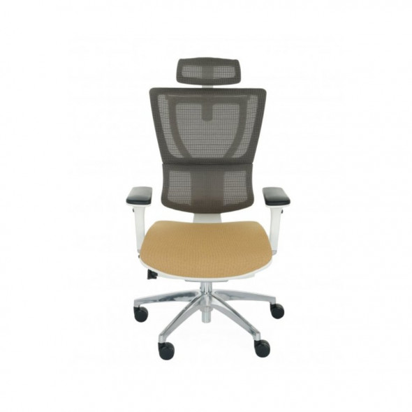 Grospol Fotel biurowy Ioo W B Color Tkanina Medley - 12 kolorów --- OFICJALNY SKLEP Grospol