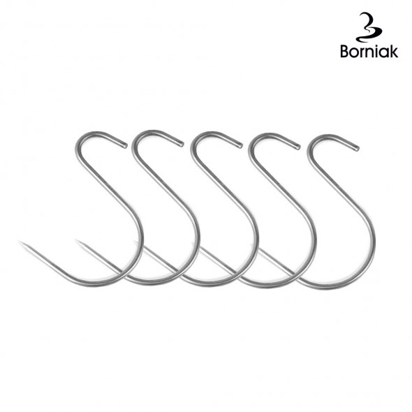 Haki typu "S" asymetryczne - 5 szt. Borniak (HW-04) --- OFICJALNY SKLEP Borniak