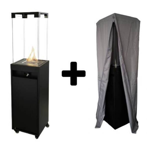 Kominek gazowy wolnostojący Faro Planika + pokrowiec  --- OFICJALNY SKLEP Planika