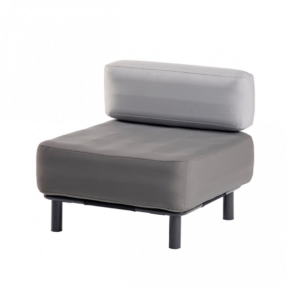 Siedzisko modułowe ONE BAR Element 2 ciemnoszary / szary --- OFICJALNY SKLEP ONE BAR