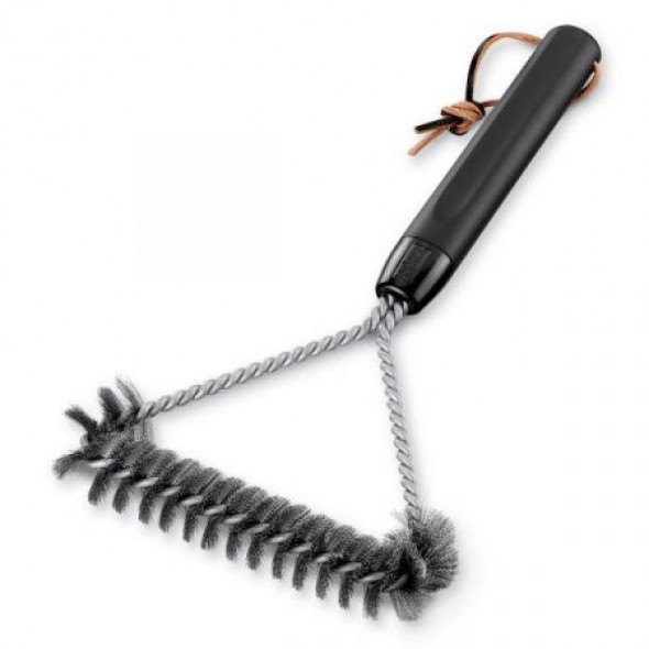 Szczotka trójstronna do czyszczenia rusztu, 30 cm Weber (6494) --- CERTYFIKOWANY PARTNER Weber WORLD
