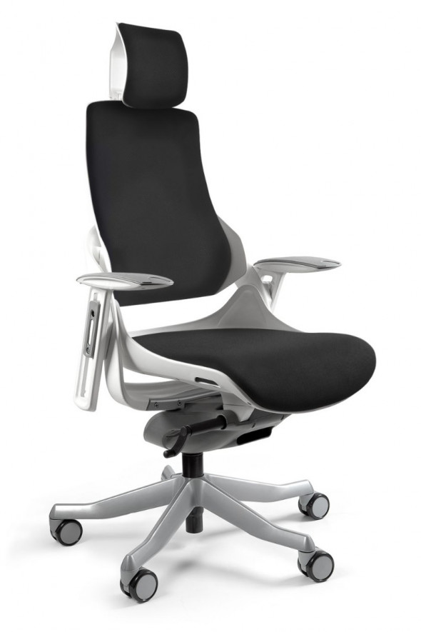 UNIQUE Fotel biurowy WAU biały, tkanina różne kolory (W-609-W-BL) --- OFICJALNY SKLEP Unique