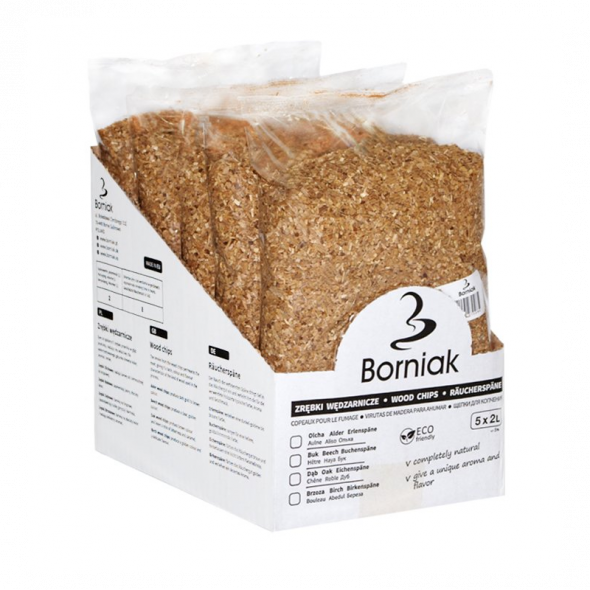Wiórki zrębki do wędzarni Borniak 10L Orzechowiec (ZH-10) --- OFICJALNY SKLEP Borniak