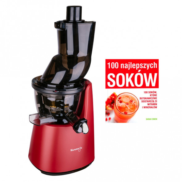Wyciskarka wolnoobrotowa do soków Kuvings D9900 czerwona + książka 100 soków --- OFICJALNY SKLEP Kuvings