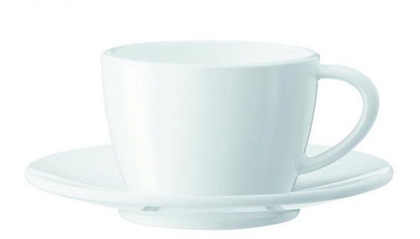 Zestaw dwóch porcelanowych filiżanek i spodków do cappuccino Jura (66501) --- OFICJALNY SKLEP Jura