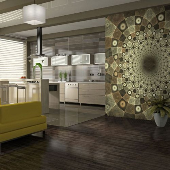 Fototapeta - Brown mosaic