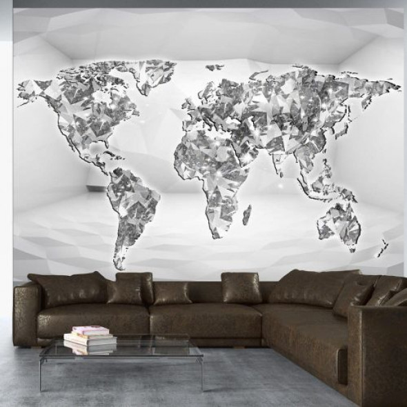 Fototapeta - Diamentowa mapa