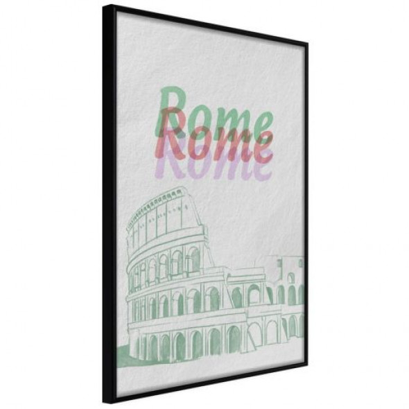 Plakat - Pastelowy Rzym