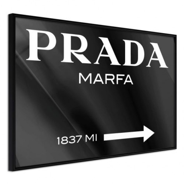 Plakat - Prada (czarny)