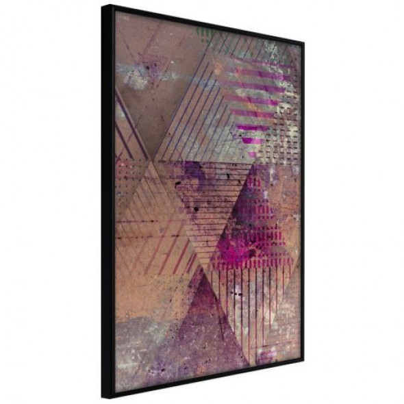 Plakat - Różowy patchwork II