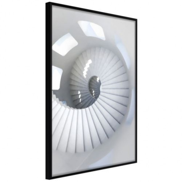 Plakat - Spiralne schody