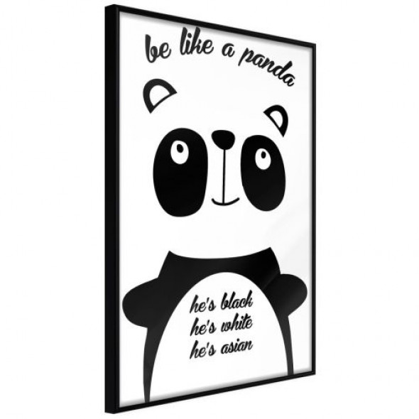 Plakat - Tolerancyjna panda