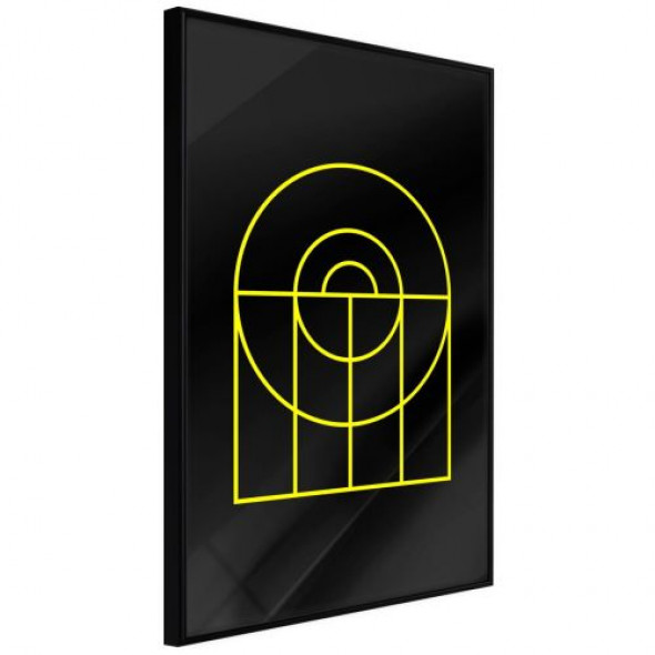 Plakat - Żółte linie