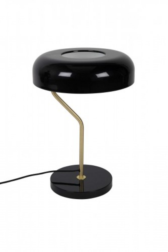 Czarna lampa biurkowa Eclipse Dutchbone
