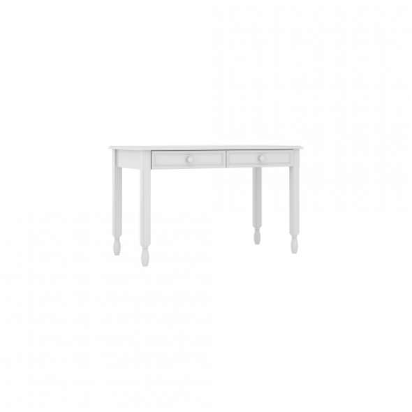 Eleganckie biurko z szufladami białe