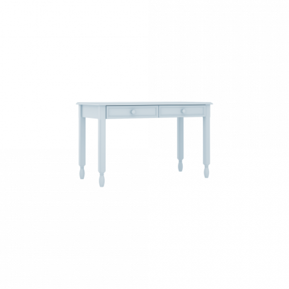 Eleganckie biurko z szufladami błękitne