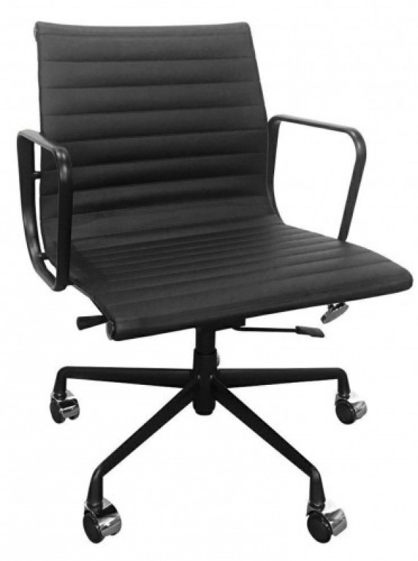 Fotel biurowy CH inspirowany Proj. EA117 ALL BLACK