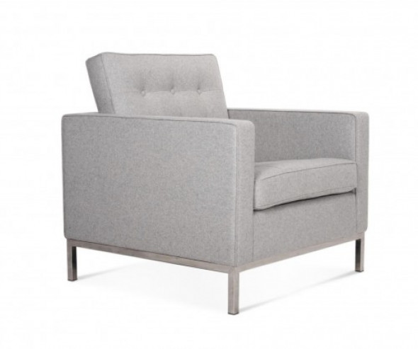 Fotel FLORENCJA wełna- inspirowany proj. Florence Knoll