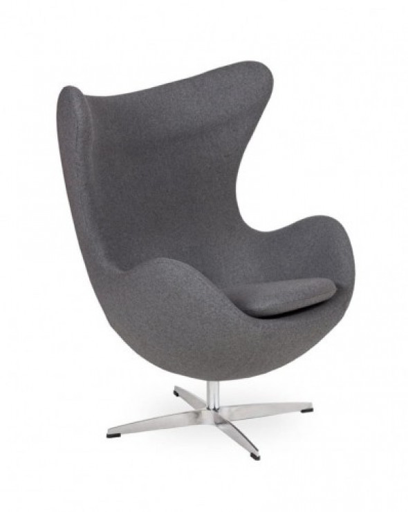 Fotel JAJO szary - inspirowany proj. Egg Chair