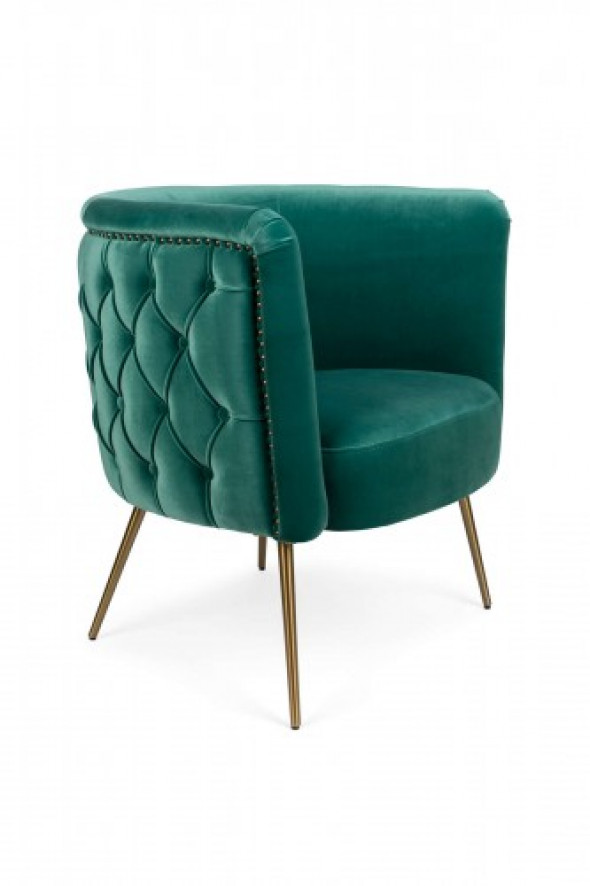 Fotel Lounge Such a stud zielony morski