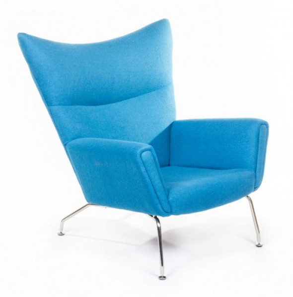 Fotel Skrzydło - inspirowany proj. Wing Chair Wełna
