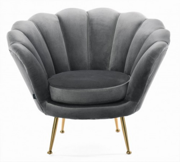 Kobiecy fotel Diva szary
