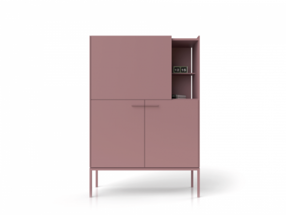 Komoda Barr różowa