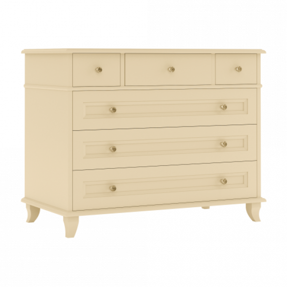 Kremowa komoda dziecięca Glamour
