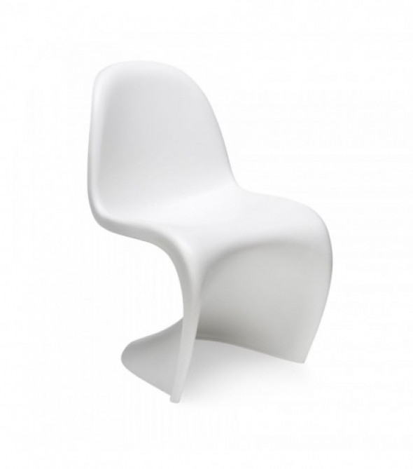 Krzesło dziecięce Hover Junior insp. Panton białe