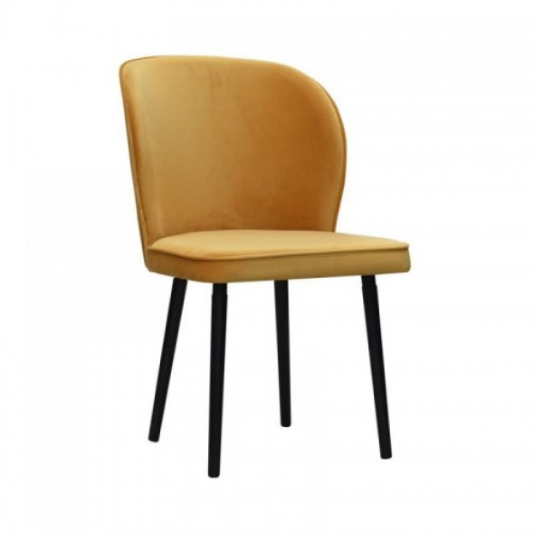 Krzesło jadalniane Mere na drewnianych nogach