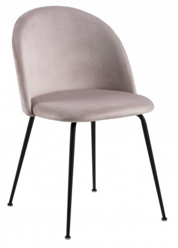 Krzesło Louis pudrowy róż