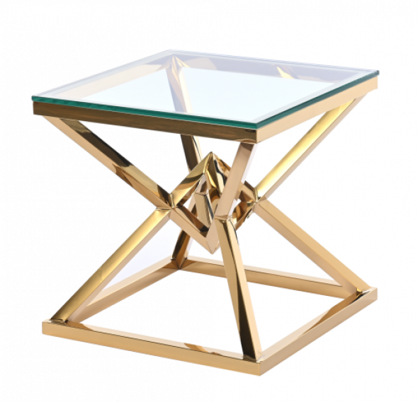 Kwadratowy stolik kawowy Glamour Los Angeles 55